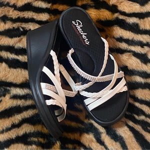 skechers sandals bling
